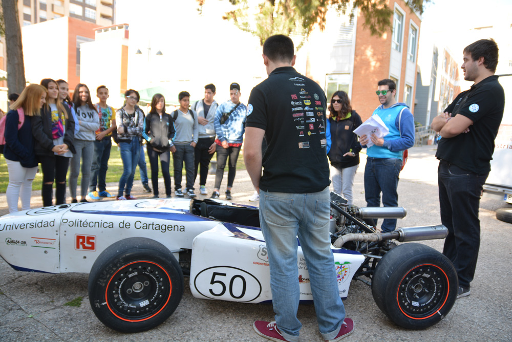 Car developed by UPCT students. 